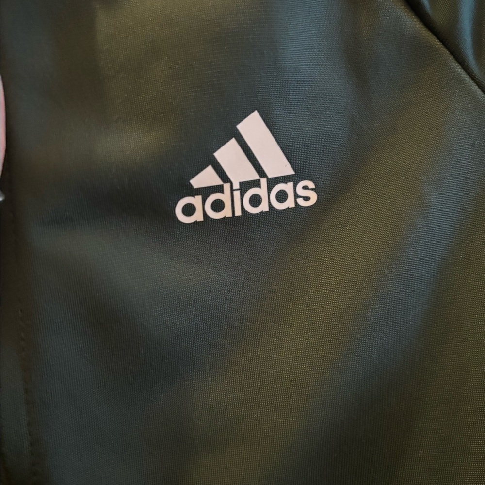Adidas Men's Green Jacket - Picture 5 of 8